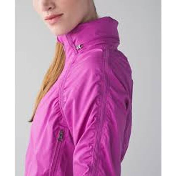 Lululemon Gather And Sprint Jacket Ultra Violet Womens Size 4 Running EUC - Picture 4 of 12
